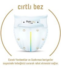 Pure Baby Organic 5 Numara Organik Bantlı Bebek Bezi 20'li