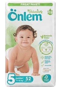 Önlem Botanika 5 Numara Bantlı Bebek Bezi 5x52'li