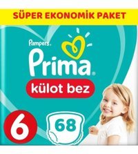Prima Pampers 6 Numara Külot Bebek Bezi 68'li