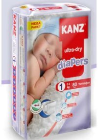 Kanz 1 Numara Bantlı Bebek Bezi 80'li