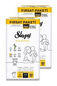 Sleepy 1 Numara Bantlı Bebek Bezi 100'lü