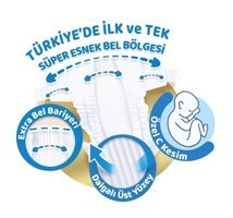Molfix Pure Soft 3 Numara Bantlı Bebek Bezi 196'lı