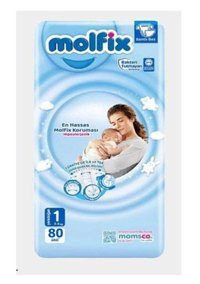 Molfix 0 Numara Bantlı Bebek Bezi 80'li