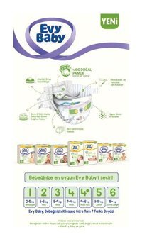 Every Baby 3 Numara Bantlı Bebek Bezi 2x34'lü