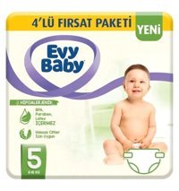 Evy Baby 5 Numara Bantlı Bebek Bezi 44'lü