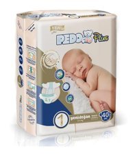 Pedo 1 Numara Bantlı Bebek Bezi 4x40'lı