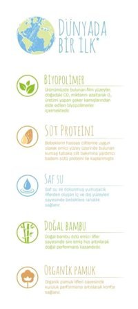 Sleepy Bio Natural 3 Numara Bantlı Bebek Bezi 168'li