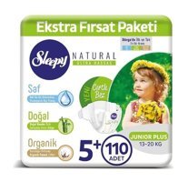 Sleepy Natural 5 Numara Bantlı Bebek Bezi 110'lu