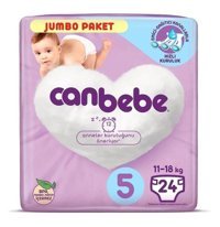 Canbebe Comfort Dry 5 Numara Bantlı Bebek Bezi 24'lü