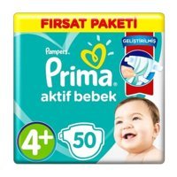 Prima Pampers 4 Numara Bantlı Bebek Bezi 4x50'li