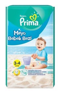 Prima Pampers 3 - 4 Numara Mayo Bebek Bezi 12'li