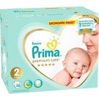 Prima Premium Care 2 Numara Bantlı Bebek Bezi 88'li