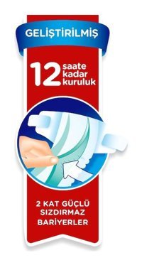 Prima 4 Numara Bantlı Bebek Bezi 2x54'lü