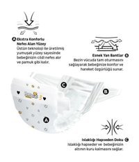 Paddlers Protection 3 Numara Bantlı Bebek Bezi 200'lü