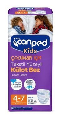 Canped Kids 4+ Numara Külot Bebek Bezi 9'lu