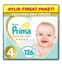 Prima Premium Care 4 Numara Bantlı Bebek Bezi 2x126'lı