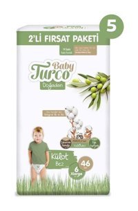 Baby Turco Doğadan 6 Numara Külot Bebek Bezi 230'lu