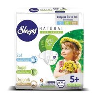Sleepy Natural 5 Numara Bantlı Bebek Bezi 176'lı