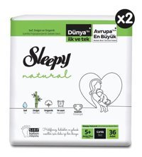 Sleepy Natural 5 Numara Bantlı Bebek Bezi 72'li