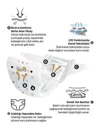 Paddlers Protection 4 Numara Bantlı Bebek Bezi 88'li