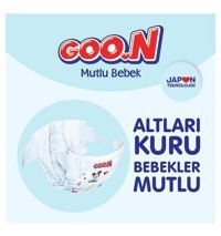 Goon Mutlu Bebek 1 Numara Bantlı Bebek Bezi 400'lü