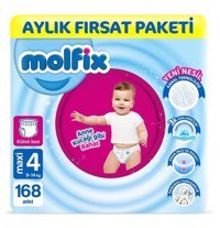 Molfix Pants 4 Numara Külot Bebek Bezi 168'li