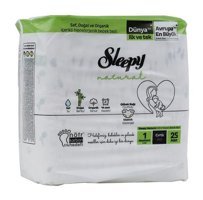 Sleepy Natural 1 Numara Bantlı Bebek Bezi 25'li