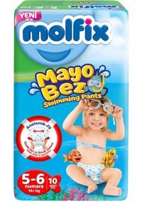 Molfix 5 - 6 Numara Mayo Bebek Bezi 10x18'li
