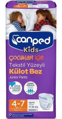 Canbebe 7 Numara Külot Bebek Bezi 72'li