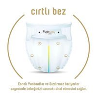 Pure Baby Organik 5 Numara Organik Bantlı Bebek Bezi 200'lü
