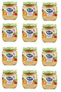 Hero Baby Tahılsız Glutensiz Muzlu Şeftali Kavanoz Maması 12x125 gr