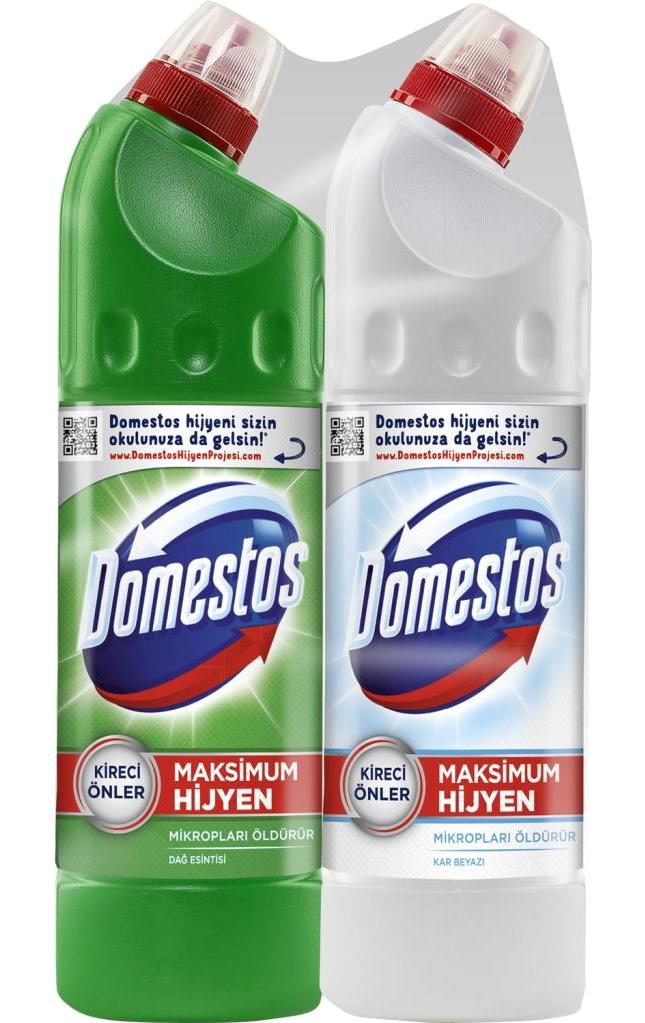 Domestos Maksimum Hijyen Dağ Esintisi Konsantre Çamaşır Suyu 1.5 lt