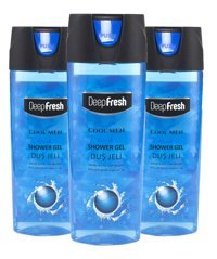 Deep Fresh Cool Men Okyanus Nemlendirici Vegan Duş Jeli 3 x 500 ml