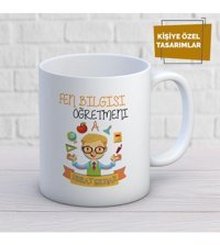 Mekstore Kişiye Özel Fen Bilgisi Öğretmen Kupa
