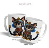 Kreatif Kupa Kişiye Özel Kedili Kupa Bardak