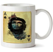 Art Hediye Che Guevara Kart İki Tarafı Baskılı Kupa Bardak