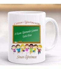 3 Er Öğretmenler Günü Hediye Kupa Kişiye Özel Hediyelik