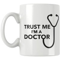 Qoeuyl Boutique Trust Me I'M A Doctor Baskılı Kupa Bardak
