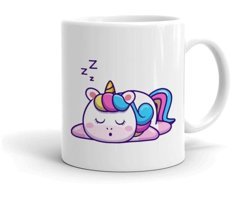 Mini Maker Kids Uyuyan Unicorn Kupa Bardak