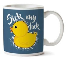 Art Hediye Sick My Duck İki Tarafı Baskılı Kupa Bardak