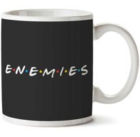 Art Hediye Friends Enemies İki Tarafı Baskılı Kupa Bardak
