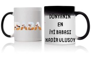 Hediye Vakti Babaya Özel Sihirli Kupa Bardak 2840