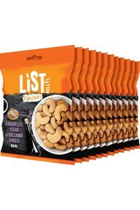 List Flavours Soslu Tuzlu Kavrulmuş Kaju 12x100 gr