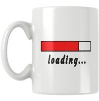 Qoeuyl Boutique Loading Baskılı Kupa Bardak