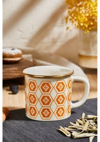 Guvenlipazar Porselen Kupa Turuncu 230 ml.