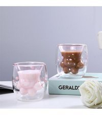 Çılgıntrend Kedi Patili Çift Çidarlı Bardak