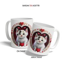 Kreatif Kupa Kedi Temalı Kupa - Kedi Aşkı Koleksiyonu