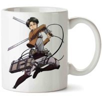 Art Hediye Attack On Titan 4 İki Tarafı Baskılı Kupa Bardak