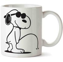 Art Hediye Snoopy Bad Dog İki Tarafı Baskılı Kupa Bardak