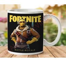 Art Hediye Fortnite Raptor İki Tarafı Baskılı Kupa Bardak